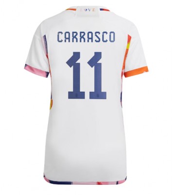 Lacne Ženy Futbalové dres Belgicko Yannick Carrasco #11 MS 2022 Krátky Rukáv - Preč